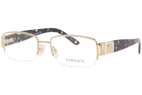 versace glasses gold frame prescription glasses|Versace eyeglass frames near me.